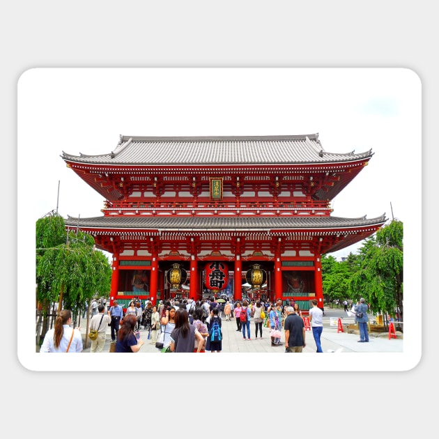 Asakusa Study 3 Sticker by bobmeyers